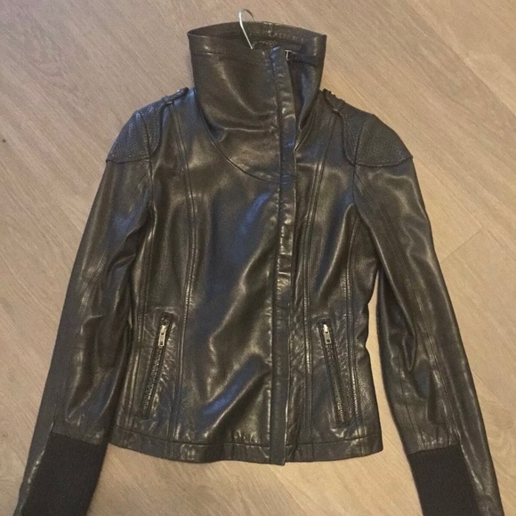 Mackage Leather Jacket - Picture 3 of 5